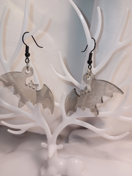 Ghostly Bats Earrings 