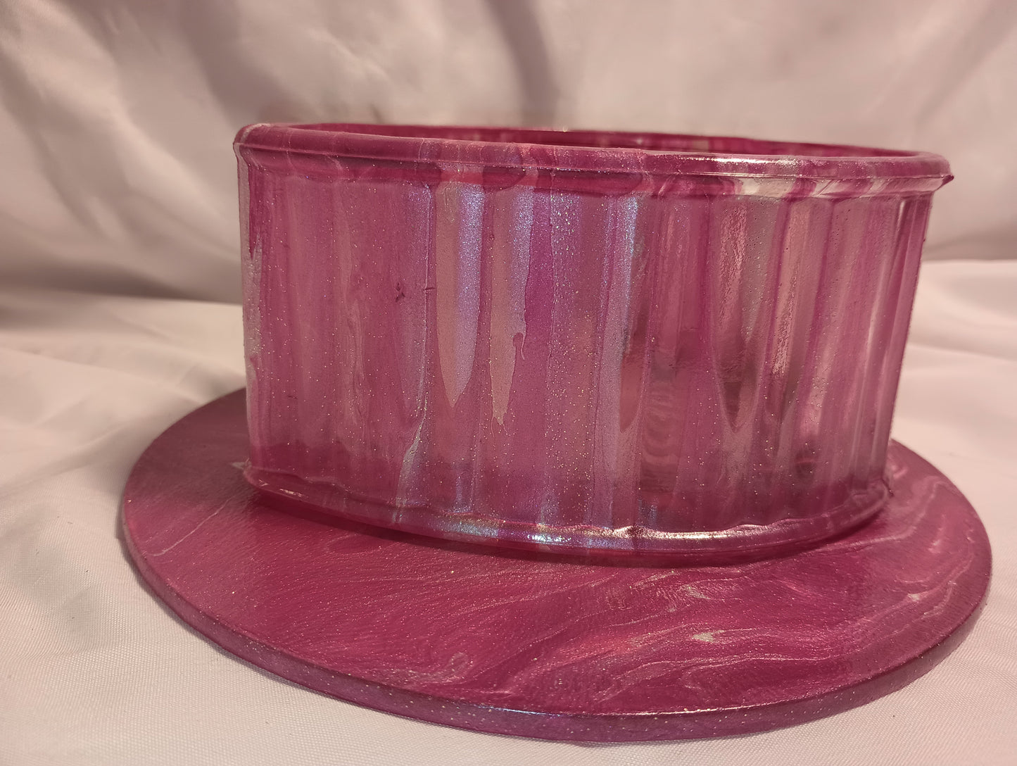 Rosey Valentine Fluid Art Bowl & accessory