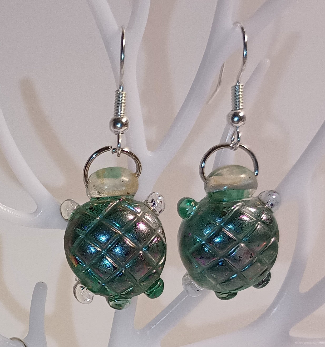 Green Turtle Earrings Collection