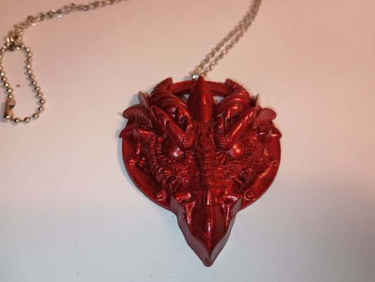 Red Dragon Necklace or keychain