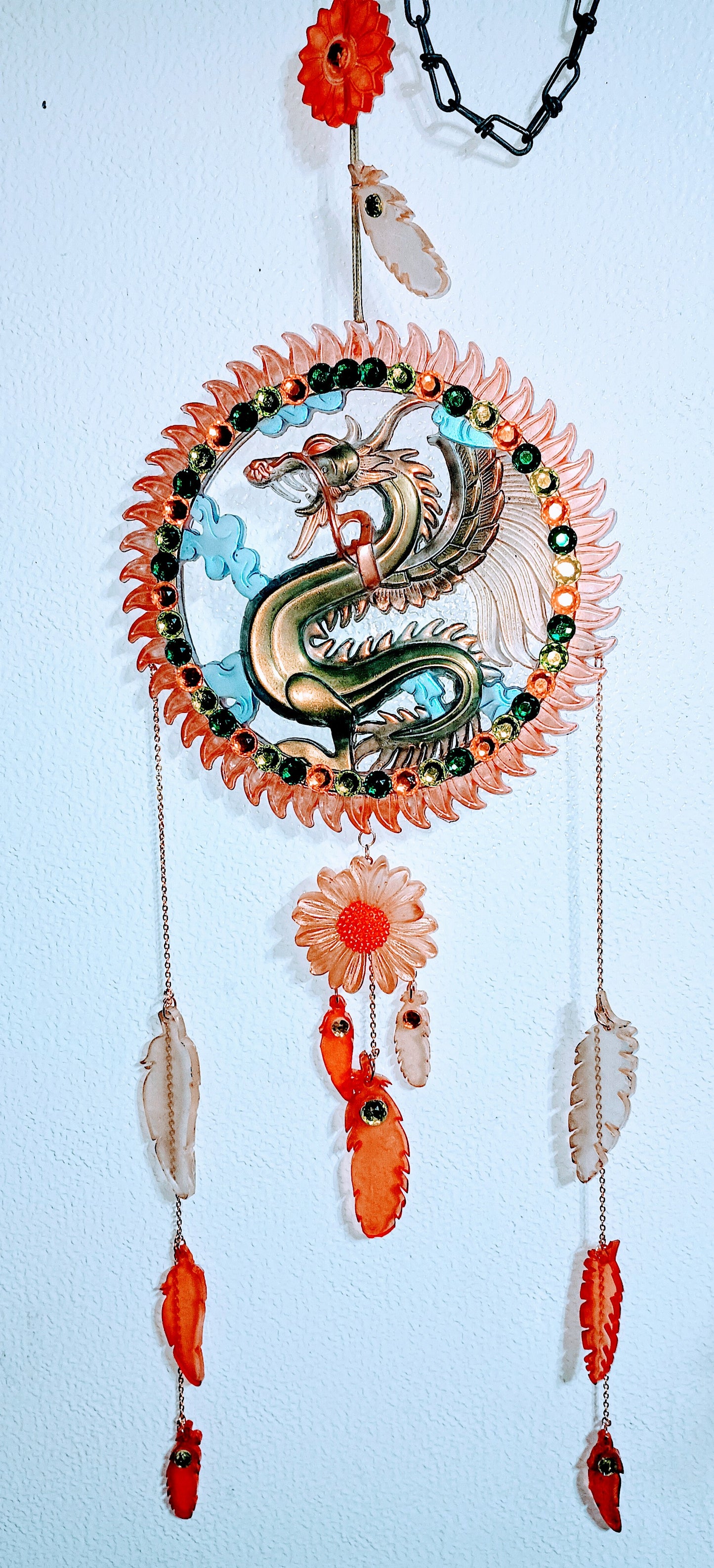 Year of the Dragon 2 wind chime\Dream Catcher Wall Decor