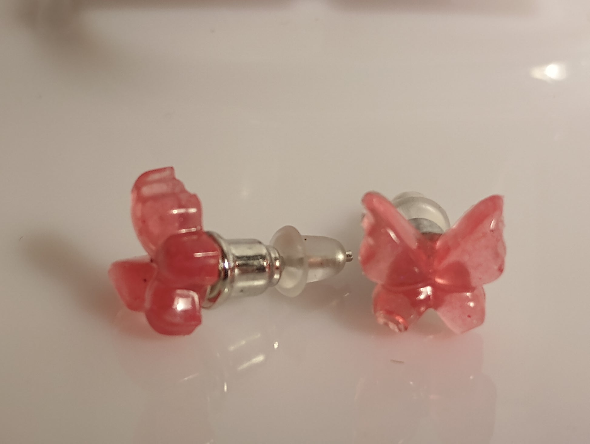 Red Butterfly Earrings